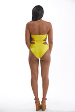 Load image into Gallery viewer, MIKA - Straps Waist Cut Out and Deep V-neck Monokini