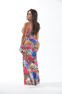 BROOKLYN - Two Piece Set: One Piece Bathing Suit and Beach Cover Up